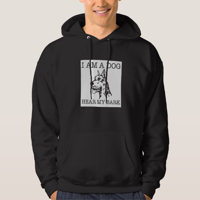 Great Dane dog Hoodie (Front)