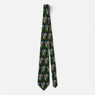 Great Dane Dog in St. Patrick's Day Dress Tie