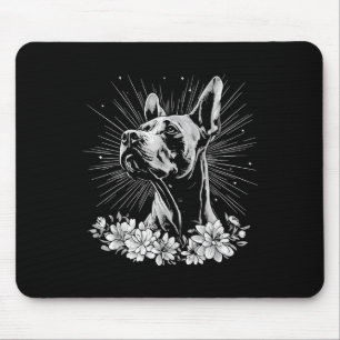 Great Dane Dog Lover Retro Style Tattoo _1  Mouse Mat