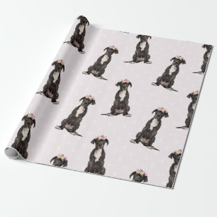 Great Dane Dog, Men Women & Kids, Dog Pattern Wrapping Paper
