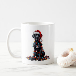 Great Dane Dog Puppy Christmas Coffee Mug