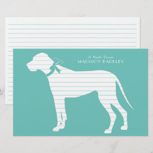 Great Dane Dog Puppy Stationery