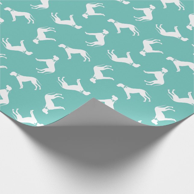 Great Dane Dog Puppy Wrapping Paper (Corner)