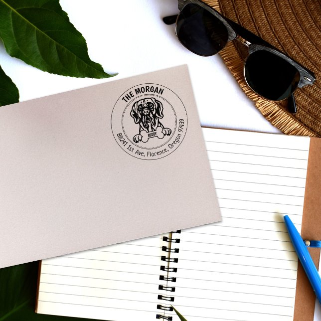 Great Dane Dog Return Address  Rubber Stamp (Creator Uploaded)