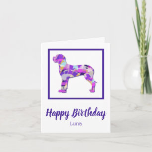 Great Dane Dog Silhouette PPY&B Birthday Card