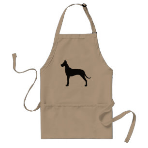 Great Dane Dog Silhouette Standard Apron