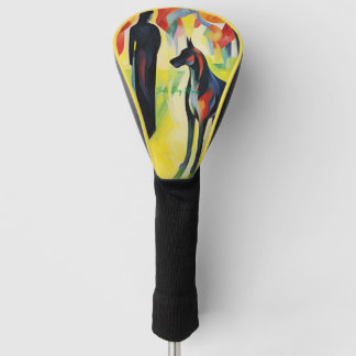 Great Dane dog walking in the park 03 - Madeleine  Golf Head Cover