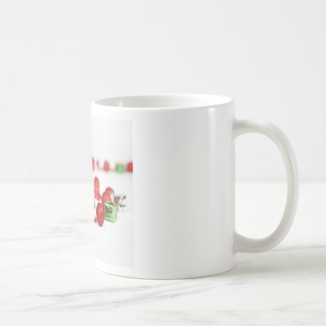 Great Dane Dog with Christmas Ornaments Gifts Coffee Mug (Right)