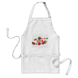 Great Dane Dog with Christmas Ornaments Gifts Standard Apron