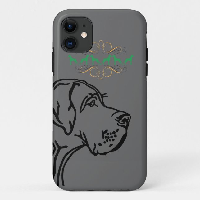 Great Dane dogs  Case-Mate iPhone Case (Back)