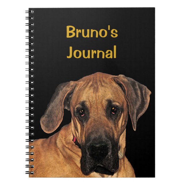 Great Dane Dogs Journal (Front)
