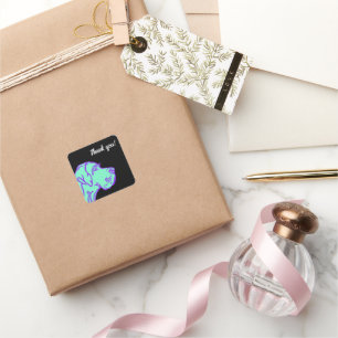 Great Dane drawing Square Sticker