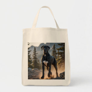 Great Dane Elegant Grocery Tote Bag