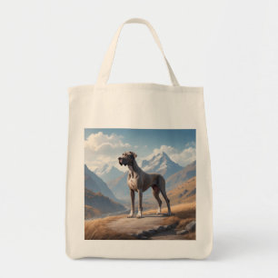 Great Dane Elegant Grocery Tote Bag
