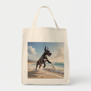 Great Dane Elegant Grocery Tote Bag