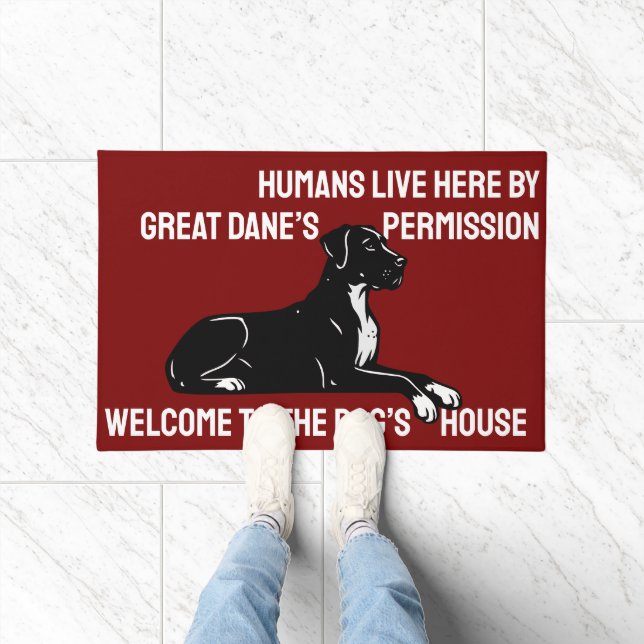 Great Dane Entrance  Doormat (Indoor)