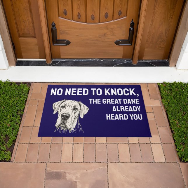 Great Dane Entrance  Doormat (Outdoor)