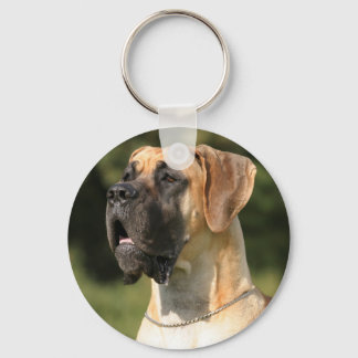 Great Dane - fawn / Deutsche Dogge - gelb Key Ring