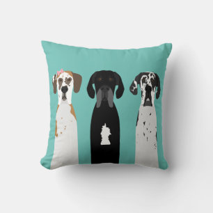 Great Dane Fawn Dog Cushion