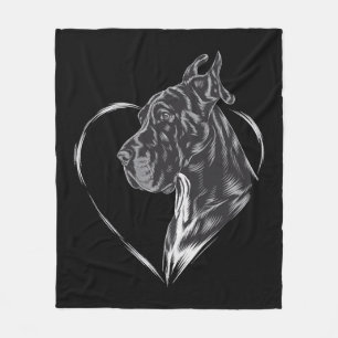Great Dane Fleece Blanket