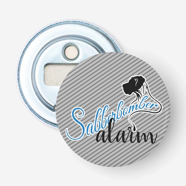 Great Dane fun in german Bottle Opener (Front)