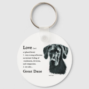 Great Dane Gifts Key Ring