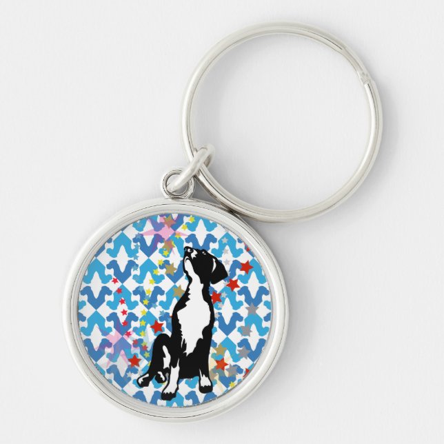 Great Dane Gifts Key Ring (Front)