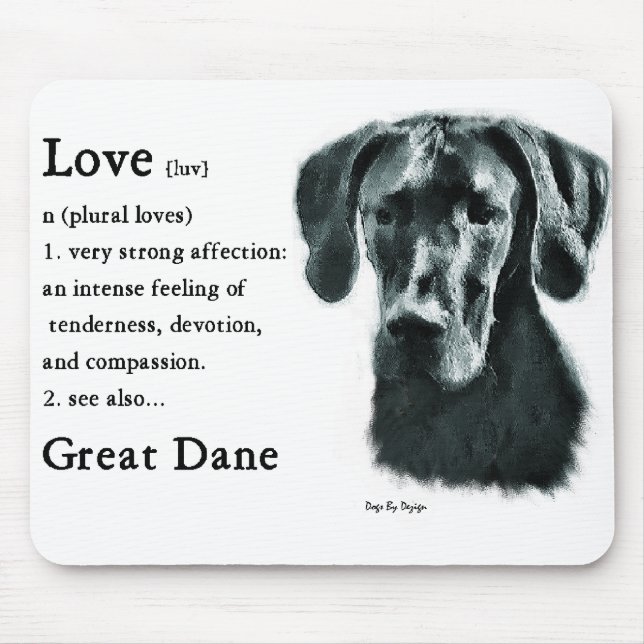 Great Dane Gifts Mouse Mat (Front)