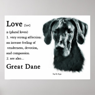 Great Dane Gifts Poster