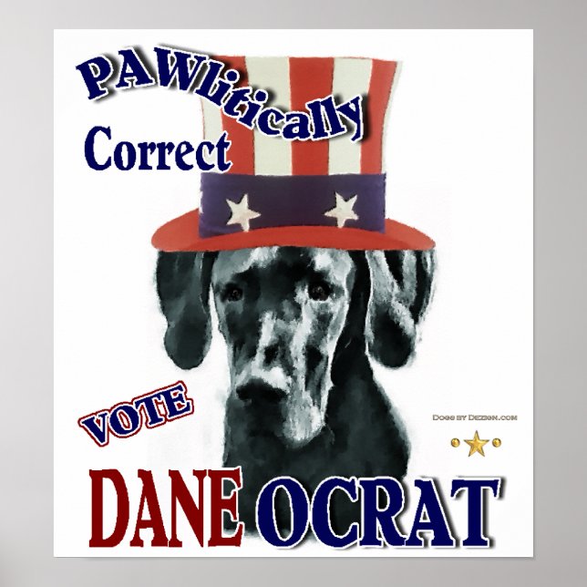 Great Dane Gifts Poster (Front)
