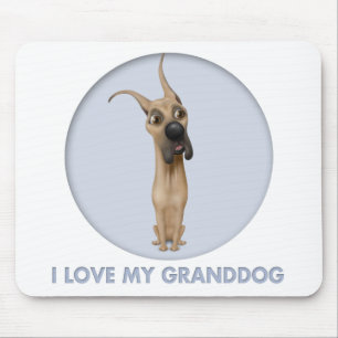 Great Dane granddog Mouse Mat