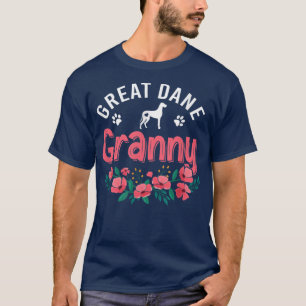Great Dane Granny Dog Gifts Womens Dog Lover Owner T-Shirt