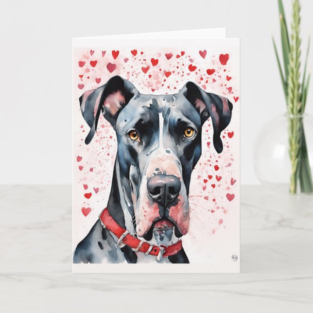 Great Dane Greeting Card (Front)