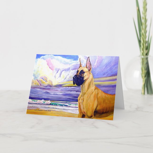 Great Dane Greeting Cards (Front)