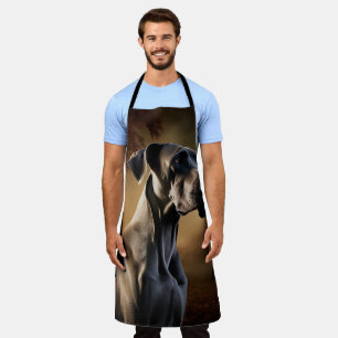 Great Dane Halloween Scary Apron