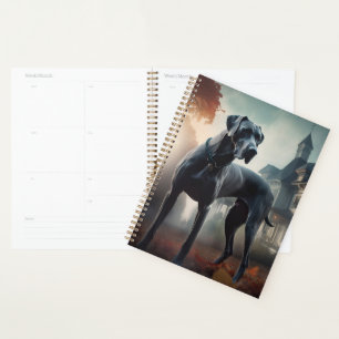 Great Dane Halloween Scary Planner
