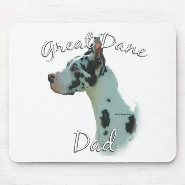 Great Dane (harlequin) Dad 2 Mouse Mat (Front)