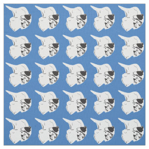 Great Dane Head Fabric