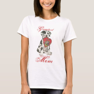 Great Dane Heart Mum T-Shirt