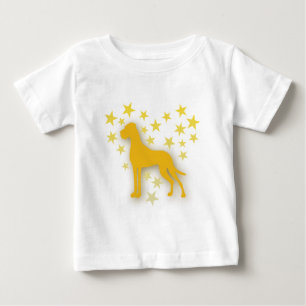 Great Dane, Heart of Stars, minimal design Baby T-Shirt