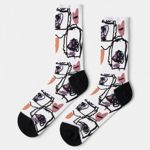 Great Dane hearts Socks
