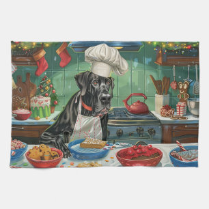 Great Dane Holiday Baking: Festive Christmas Tea Towel