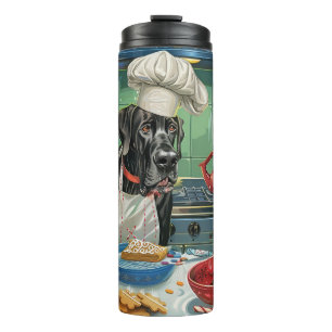 Great Dane Holiday Baking: Festive Christmas Thermal Tumbler