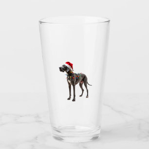 Great Dane Holiday Christmas Light  (2) Glass