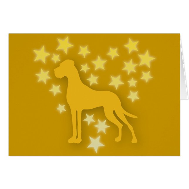 Great Dane Illustration (Front Horizontal)