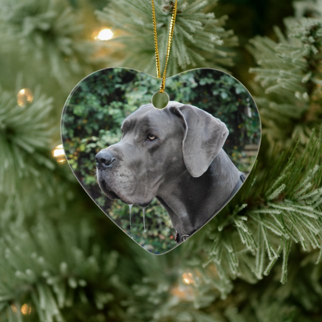Great Dane Images Ceramic Tree Decoration (Tree)