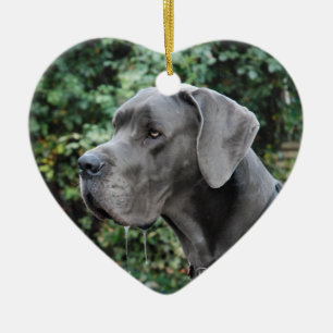 Great Dane Images Ceramic Tree Decoration