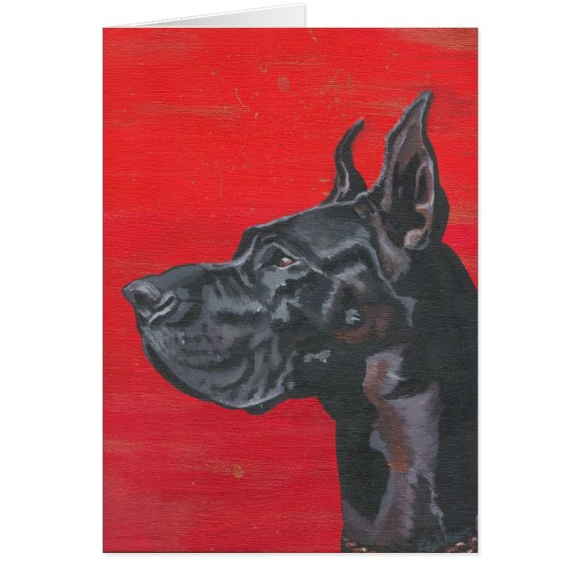 Great Dane in acrylic (Front)