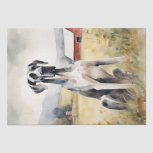 Great Dane in Countryside Bliss Decoupage Tissue Paper