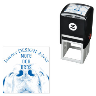 Great Dane Interior Design Advice Self-inking Stamp